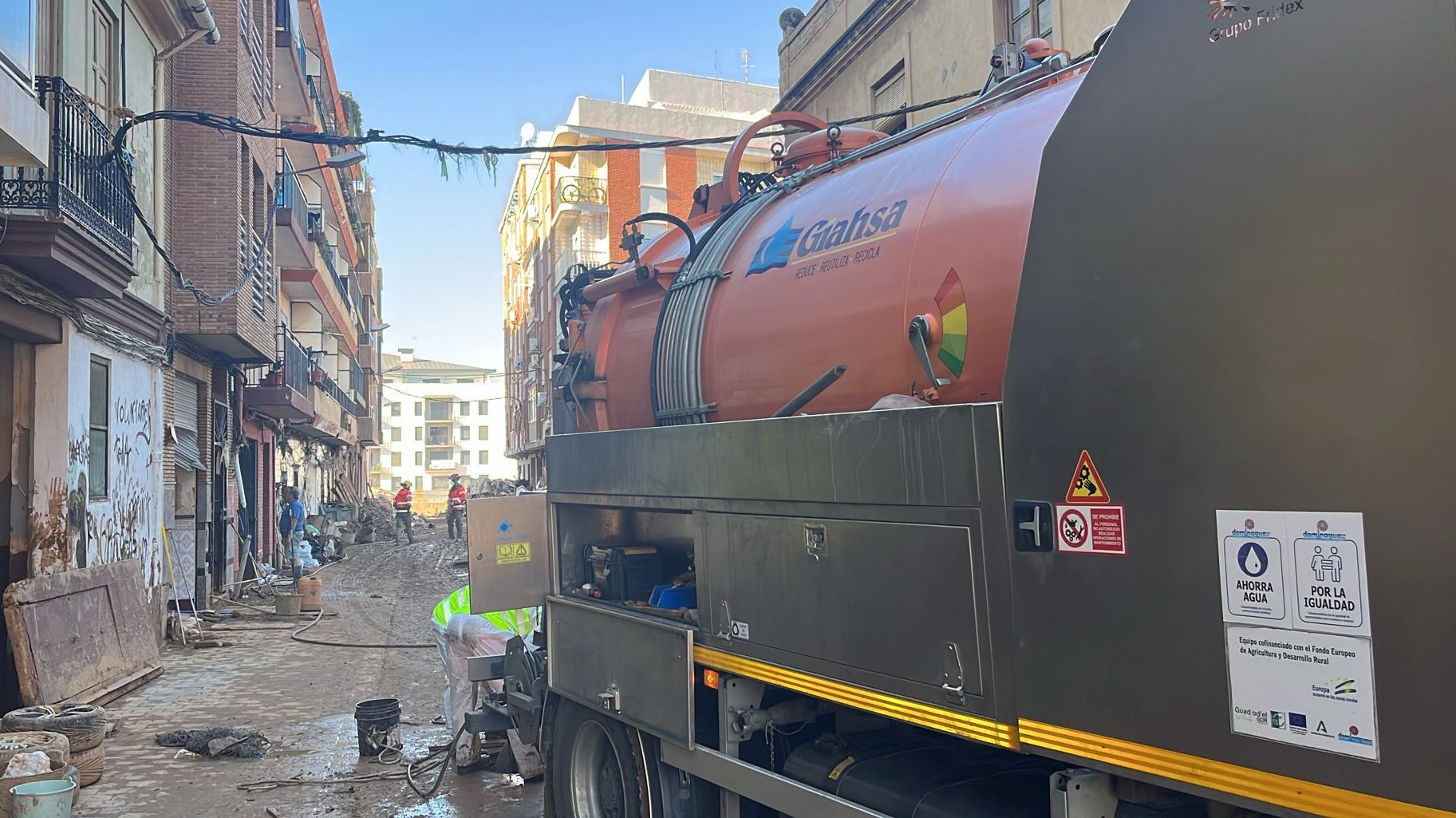 Giahsa colabora en la recuperación de las zonas más afectadas por la DANA en Valencia